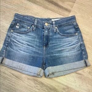 Denim Blue Women's Athletic Shorts